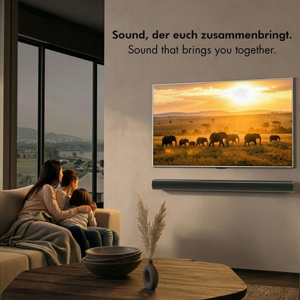 Soundbar-Wandhalterung für Sonos Arc & Arc Ultra, Schwarz