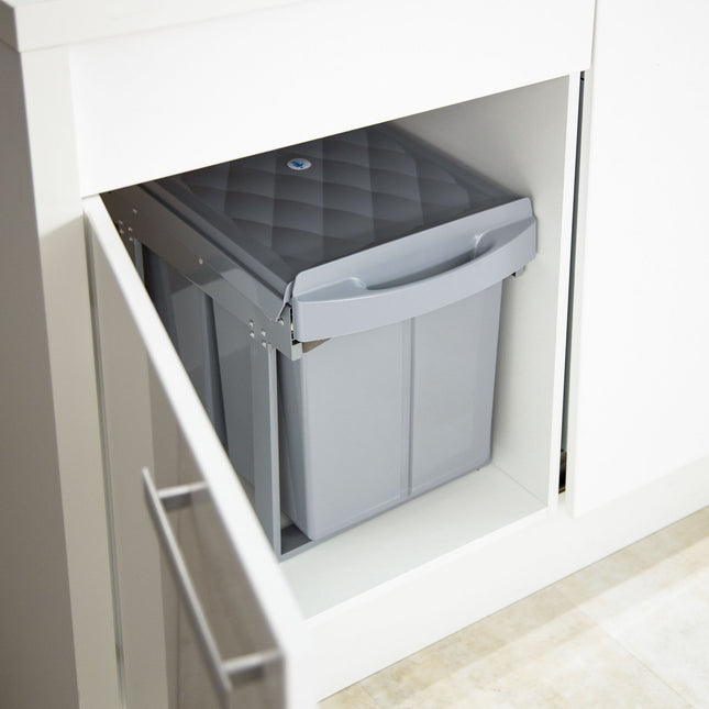 Source sorting with 2 waste bins