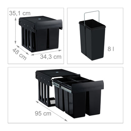 Source sorting with 4 bins
