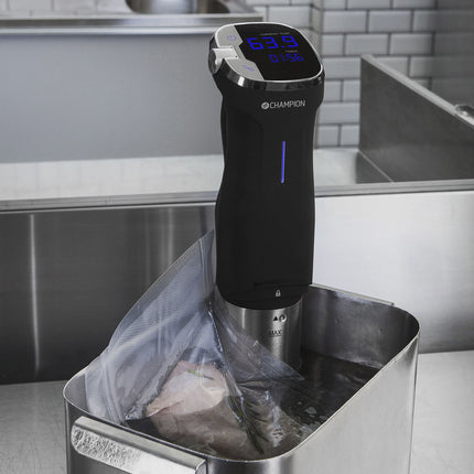Sous vide sada s vakuovačkou a 4 rolemi