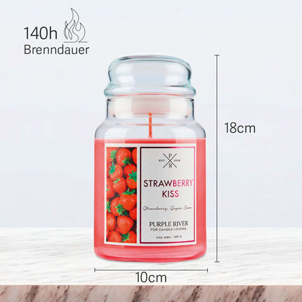 Soy Wax Scented Candle – 140-Hour Burn Time