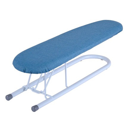 Platzsparendes Ärmelbügelbrett, Blau/Weiß