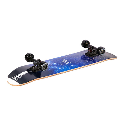 Space Star Skateboard, 31"" Deck, Double Kick
