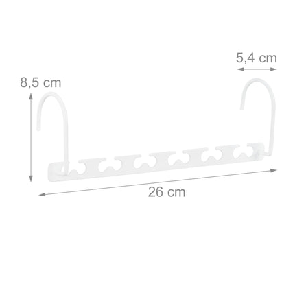 Cintres en métal gain de place - lot de 6