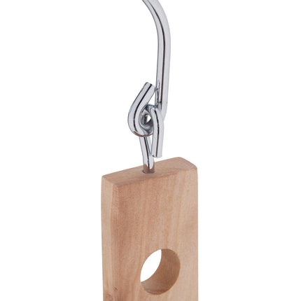 Platzsparende Kleiderbügel aus Holz im 5er-Set