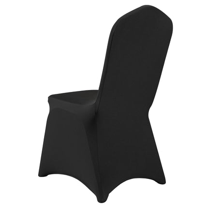 Spandex Folding Chair Covers, Washable, 50-Pack Black