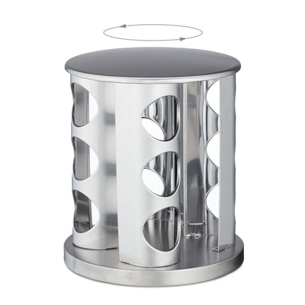 Spice carousel in stainless steel