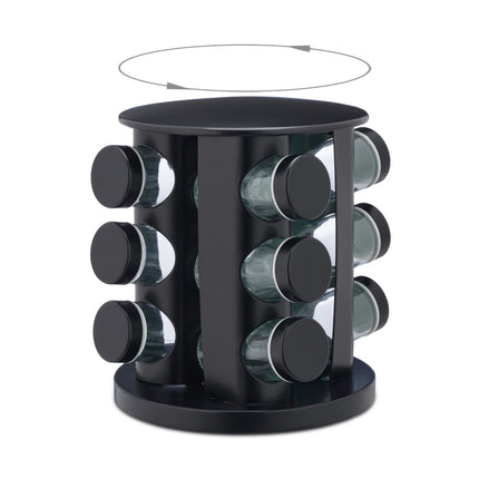 Spice carousel with 12 jars