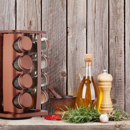 Spice carousel with 16 jars