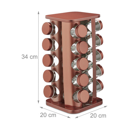 Carrousel à épices avec 20 pots