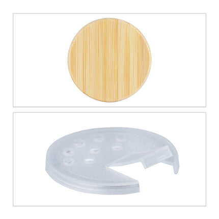 Gewürzdosen-Set mit Bambusdeckel