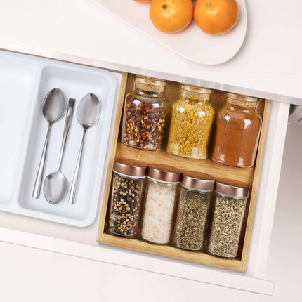 Spice rack for the drawer