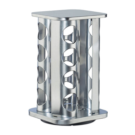 Étagère à épices avec 16 pots en verre