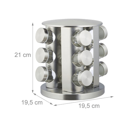 Spice shelf rotatable