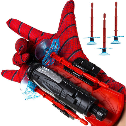 Spinnenhandschuh mit Launcher und 3 Pfeilen Set