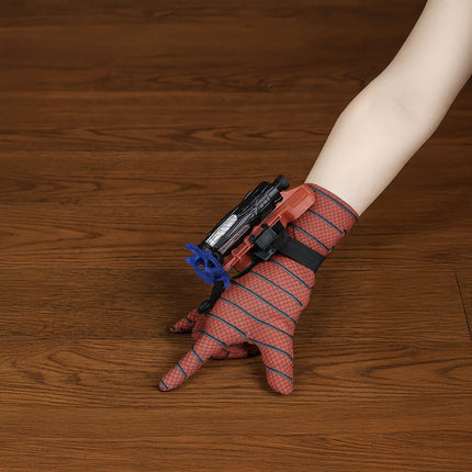 Spinnenhandschuh mit Launcher und 3 Pfeilen Set