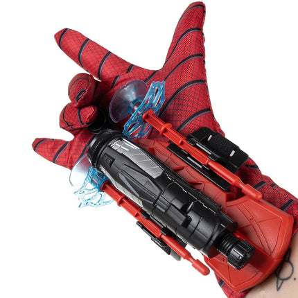 Spinnenhandschuh mit Launcher und 3 Pfeilen Set