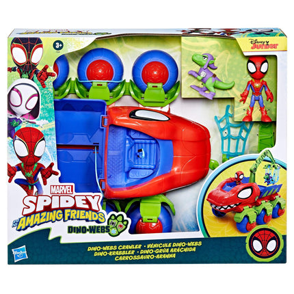 Spider-Man Spielset mit Dinowebs Crawler und Actionfiguren