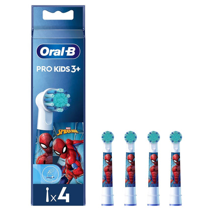 Náhradní hlavice kartáčku Spiderman, 4 ks