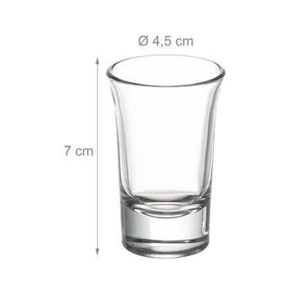 Spirit map in bamboo with 6 glasses