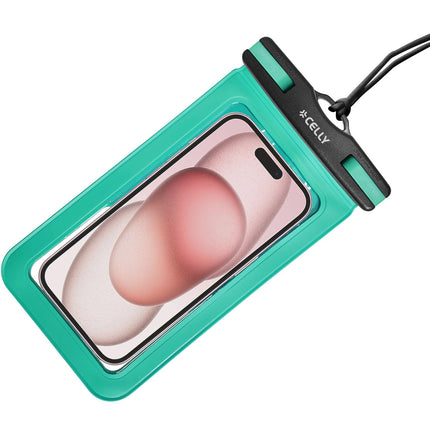 Splashbag Wasserdichte Tasche IP68 max. 6,9" Türkis