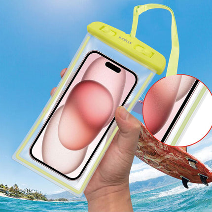 Splashbag Waterproof bag IPX8 max 6.5" Green