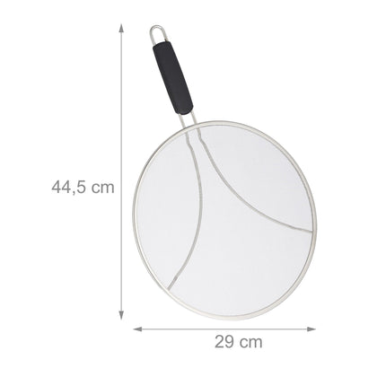 Splash guard for 29 cm pans