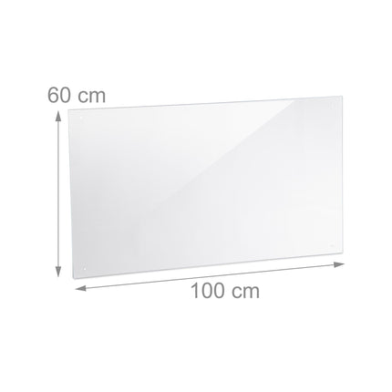 Splash guard for kitchen 100 cm