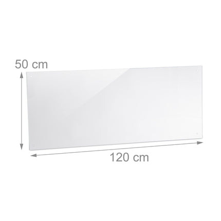 Splash guard for kitchen 120 cm