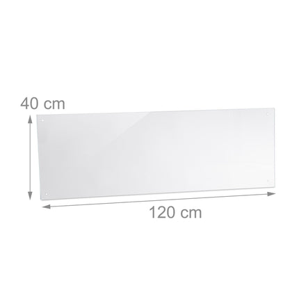 Zástěna proti stříkání do kuchyně 120 cm