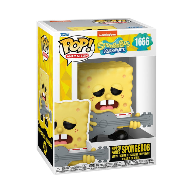 SpongeBob Vinylfigur mit Gitarre, Sammelfigur Funko Pop