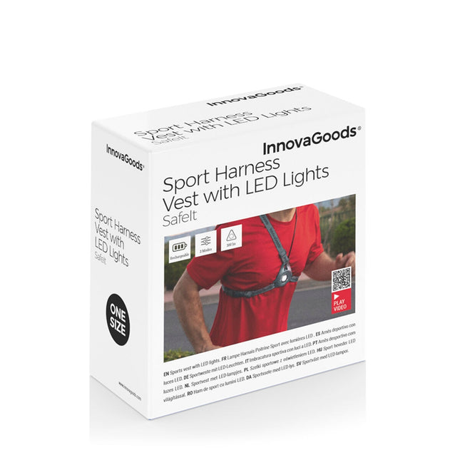 Sportgeschirr mit LED-Leuchten Safelt InnovaGoods