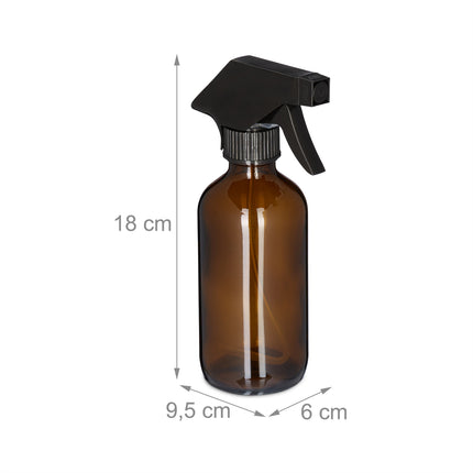 Spray bottle Glass 230 ml Set of 6