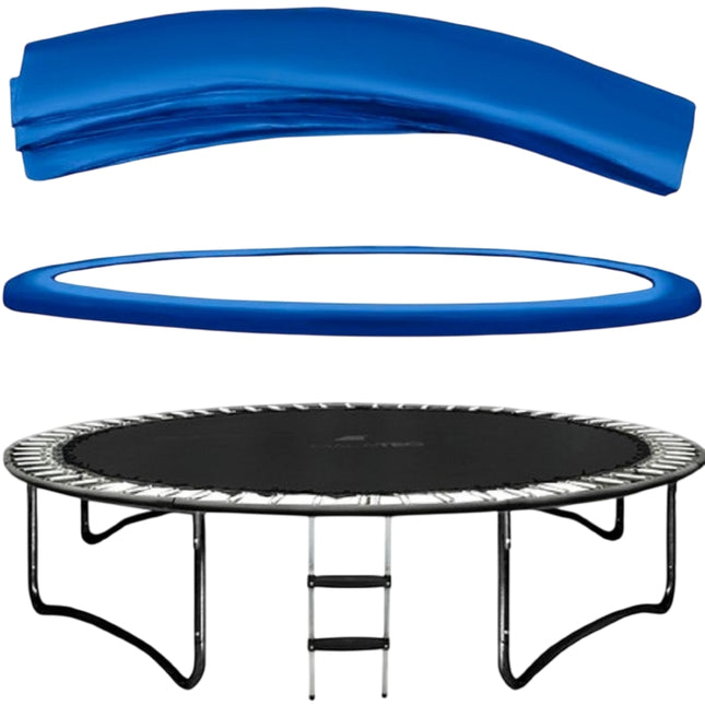 Federabdeckung für ein 244 cm Trampolin - blau