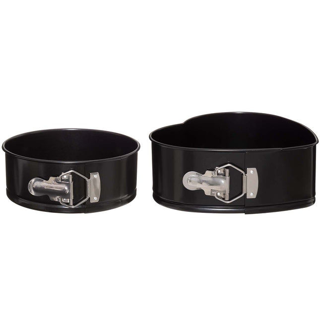 Springform Pans with Removable Bottom, Set of 2