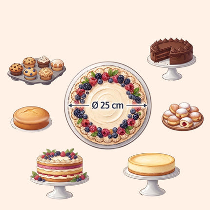 Quadratische Kuchenschachteln mit Deckel und Unterlagen, lebensmittelechter Karton
