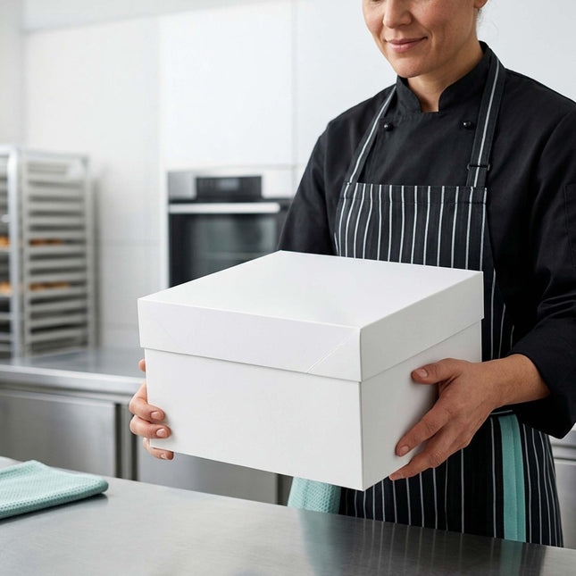 Square Cake Boxes With Lids and Cake Boards
