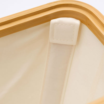 Square Fabric Toilet Roll Holder, Holds 12 Rolls