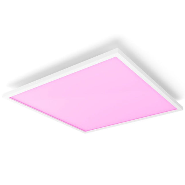 Quadratische LED-Deckenleuchte, Weiß & Farbe, Bluetooth-Steuerung