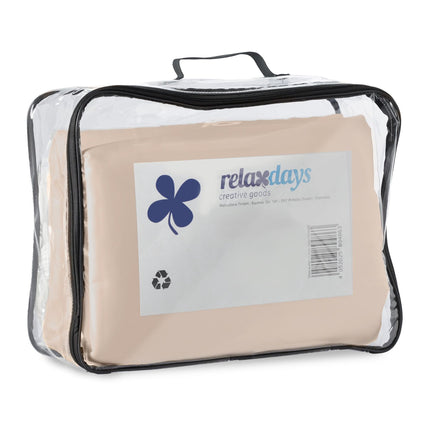 Quadratisches Sonnensegel, Beige Polyester mit Seilen