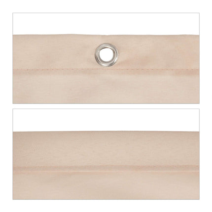 Quadratisches Sonnensegel, Beige Polyester mit Seilen