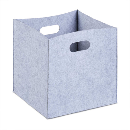 Square basket in felt