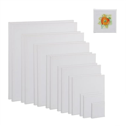 Square canvas set of 16