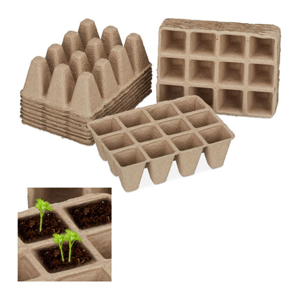 Pots carrés en fibre