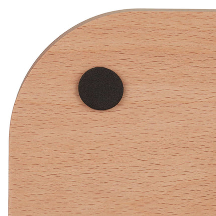 Porte-rouleau de papier essuie-tout carré en bois