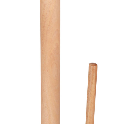 Porte-rouleau de papier essuie-tout carré en bois