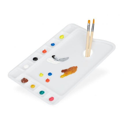Palette de mélange carrée en plastique
