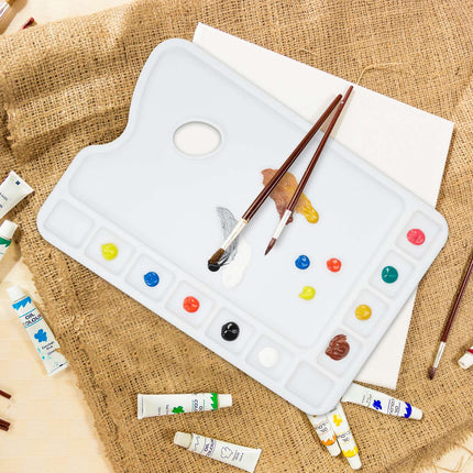 Palette de mélange carrée en plastique