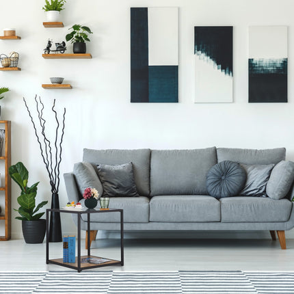 Square side table