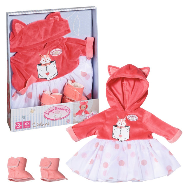 Eichhörnchen-Tutu-Outfit für 43 cm Baby Annabell Puppe